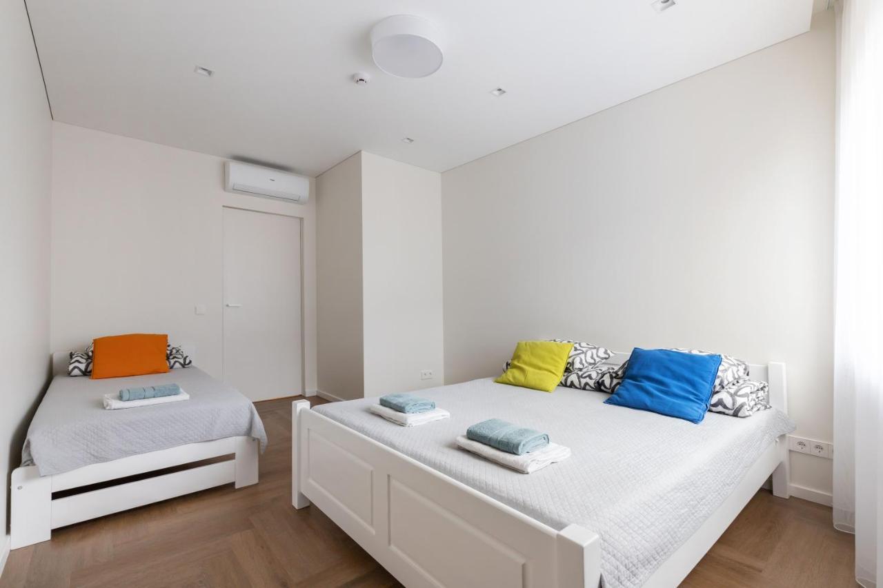 3 Bedroom Apart/24H Self Check In/Free Parking/Up To 6 People/ วิลนีอุส ภายนอก รูปภาพ